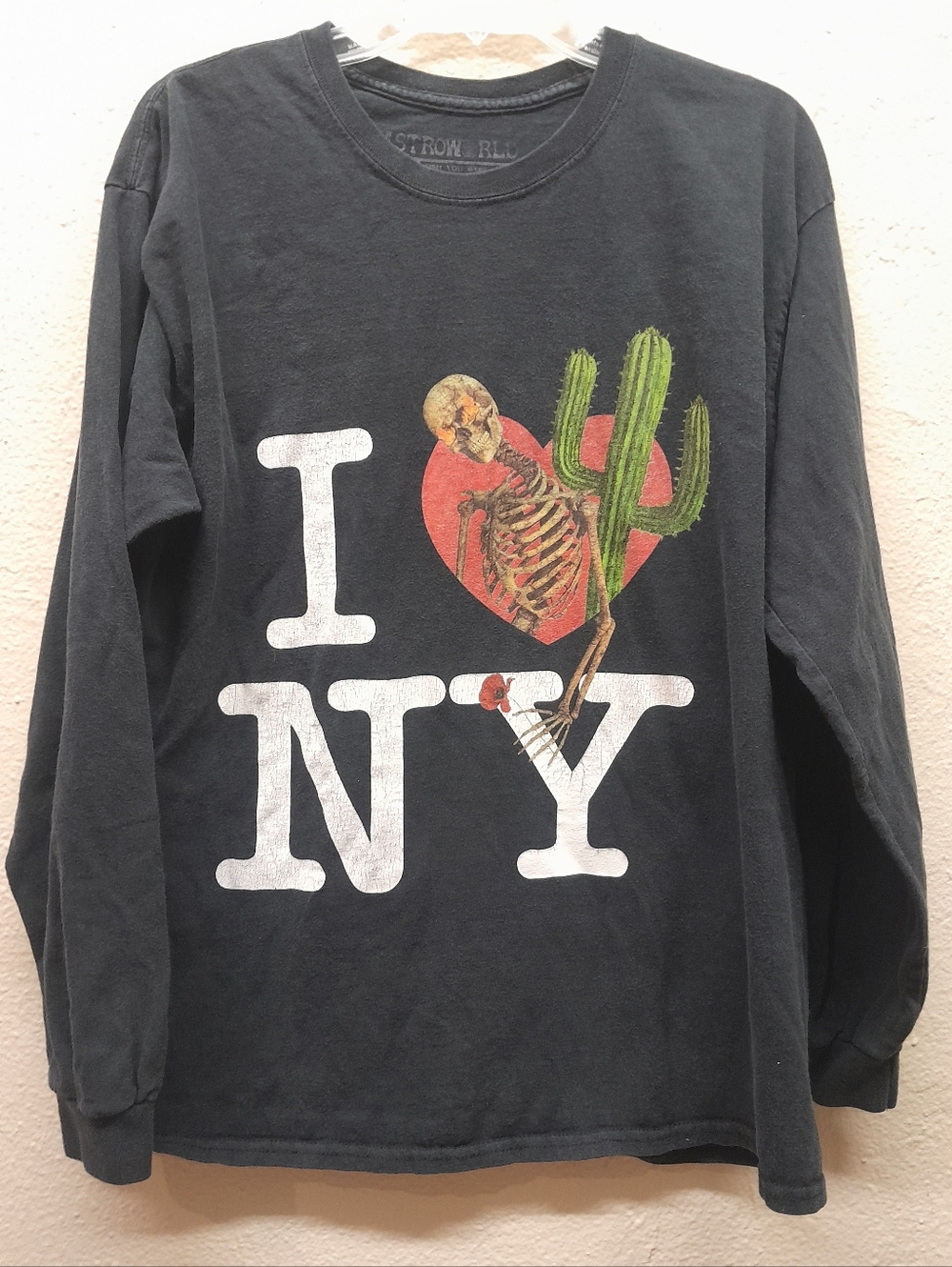 Travis Scott Astroworld Madison Square Garden 2018 Long Sleeve Size Medium